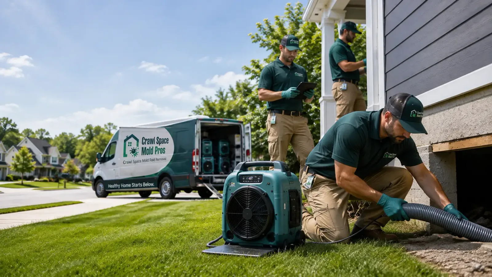 Crawl Space Mold Removal in Montauk, NY